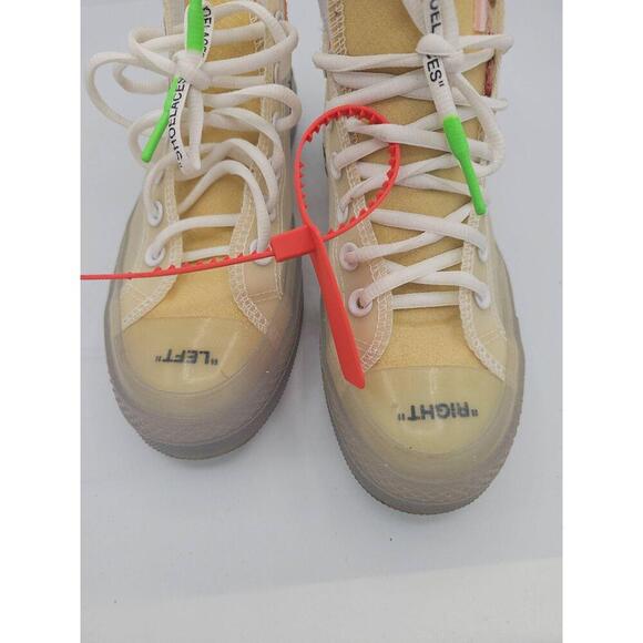 X Converse Chuck 70
"Vulcanized" High-Top Sneakers In White/Clear - Picture 9 of 10